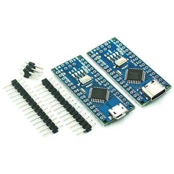 סוג-C / מיקרו USB CH340 ננו 3.0 ATmega328P בקר הלוח תואם עבור Arduino Nano CH340 התקן USB ננו V3.0 ATmega328