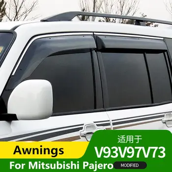 סוככים & מקלטים עבור Mitsubishi Pajero V73 V75 V77 V93 V97 2006-2018 מיוחד גשם הגבה שונה off-road אביזרים