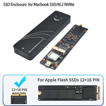 עבור Mac SSD המתחם NVME M2 SSD מקרה מתאם Apple Macbook Air Pro Retina 2013 2014 2015 2016 2017 USB 3.2 ל-MAC. מ. 2 תיבת