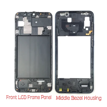 עבור Samsung A30 A305F הקדמי דיור LCD פנל באמצע לוח מסגרת כיסוי חלקי חילוף