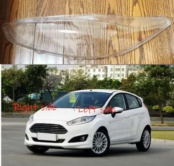 עבור פורד פיאסטה 2013 2014 2015 מכוניות מעטפת קדמי מכסה קדמי לעדשה פנס זכוכית אוטומטי כיסוי מעטפת