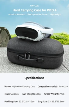 על פיקו 4 שקית אחסון VR משקפיים All-in-one הראש מגן המזוודה אביזרים
