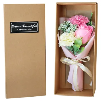 פרחים מלאכותיים משי רוז זר אמהות מתנת יום רוז הכלה מחזיק מזויף פרח הביתה חתונה קישוט אביזרים