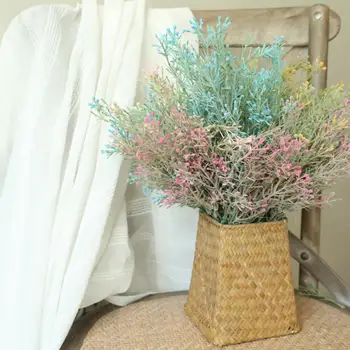 צמח פרח 1Pc מלאכותי ברי הסדר DIY המסיבה הביתה חתונה קישוט