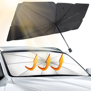 שמשת הרכב השמש בצל המטרייה החלון הקדמי הגנה מפני השמש כיסוי עבור פורד פוקוס MK4 מונדיאו פיאסטה Kuga EcoSport לברוח ברונקו